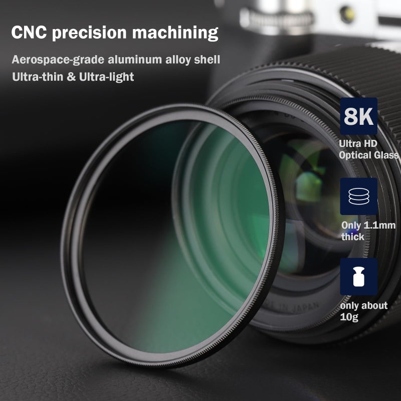Haoge 39mm Ultra Slim MC UV Protection Multicoated Ultraviolet Lens Filter for Fujifilm xf23mm 27 f2.8 Canon Nikon Sony Minolta Pentax Olympus Panasonic Leica Zeiss Tamron Digital Camera DSLR Lens - Image 5